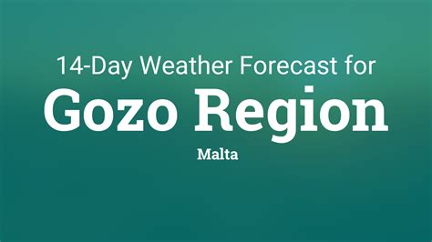 14 day weather forecast gozo.